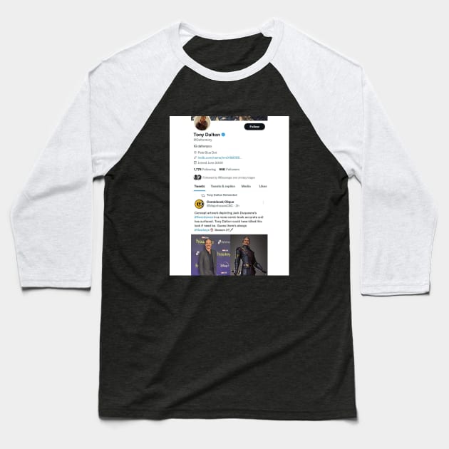That Time Tony Dalton Retweeted Us Baseball T-Shirt by ComicBook Clique